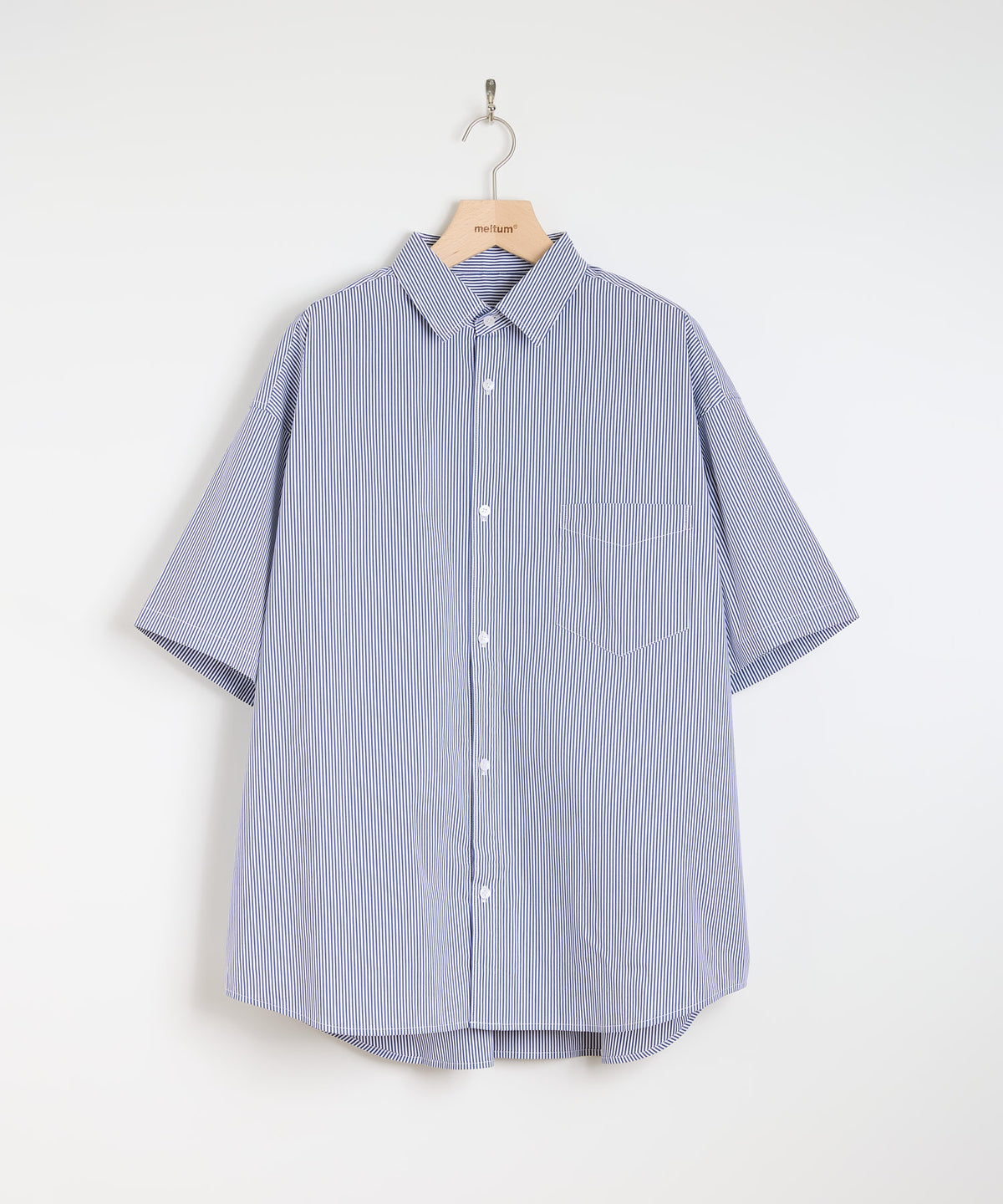 【SAMPLE SALE】LOOSE STRIPE SHIRT S/S 洗濯表記無し