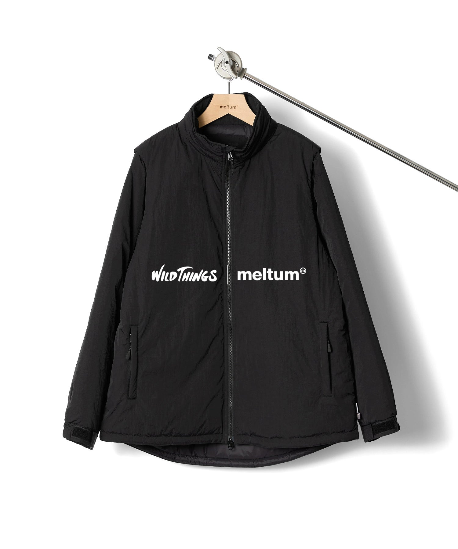 WILDTHINGS DETACHABLE PADDING BLOUSON【BLACK】