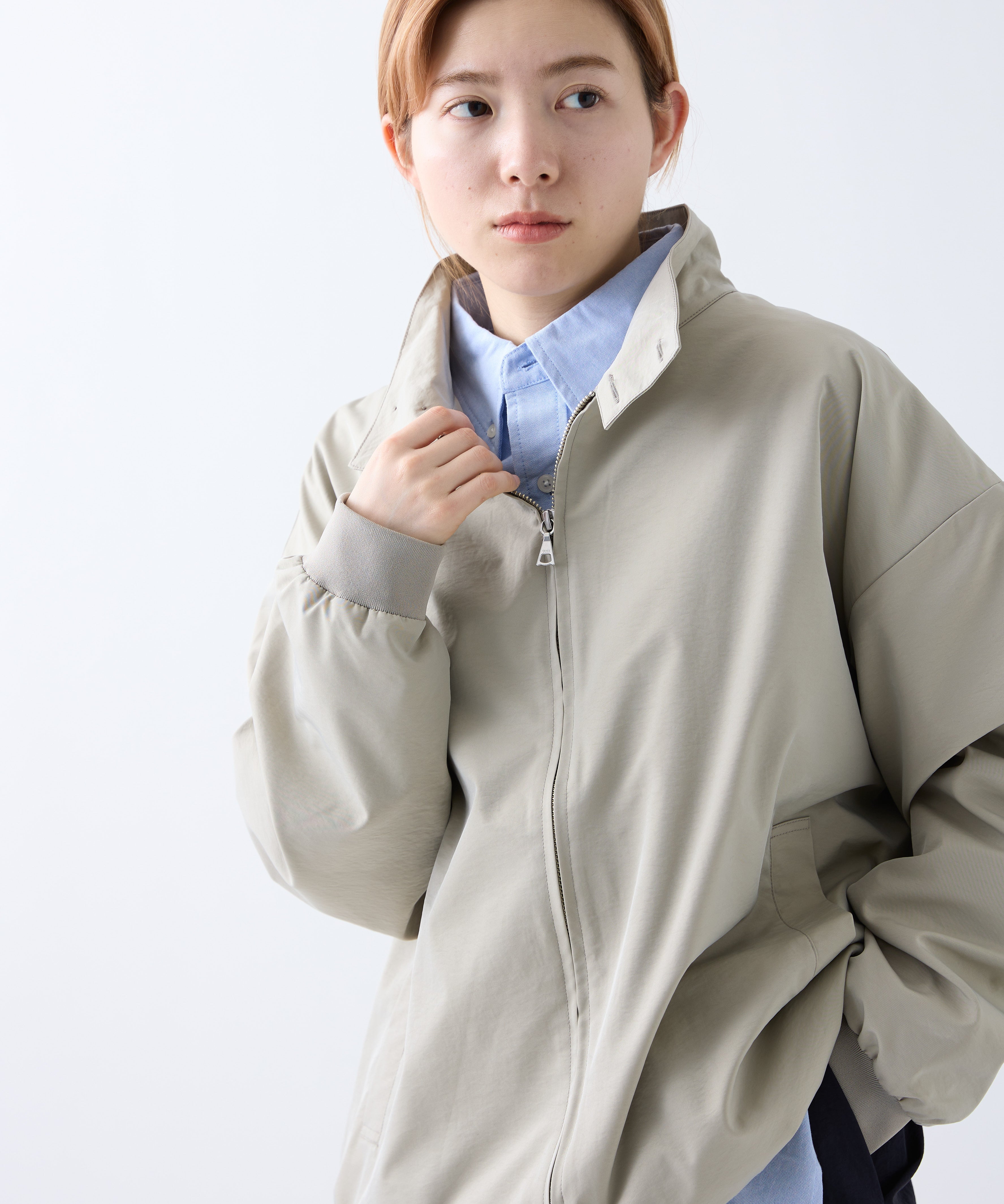 NYLON HARRINGTON JACKET