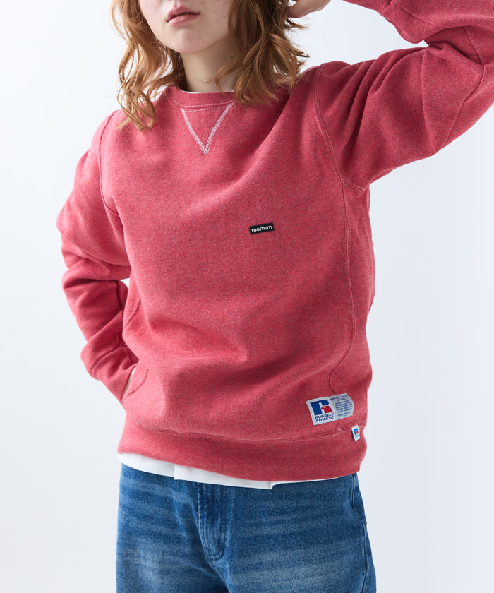 ×RUSSELL ATHLETIC STANDARD CREWNECK SWEAT OVERDYE