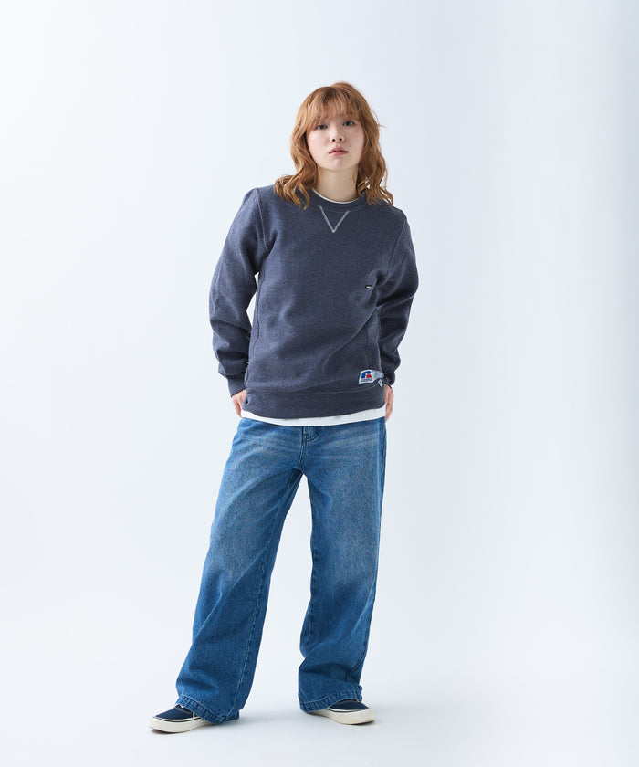 ×RUSSELL ATHLETIC STANDARD CREWNECK SWEAT OVERDYE