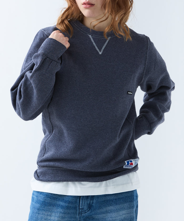 ×RUSSELL ATHLETIC STANDARD CREWNECK SWEAT OVERDYE