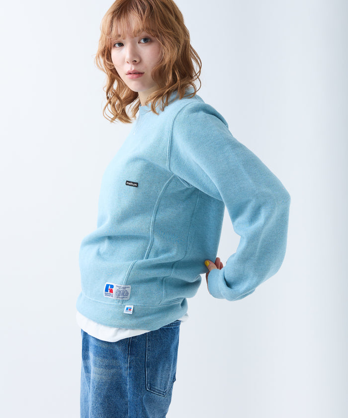 ×RUSSELL ATHLETIC STANDARD CREWNECK SWEAT OVERDYE
