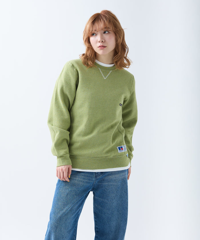 ×RUSSELL ATHLETIC STANDARD CREWNECK SWEAT OVERDYE
