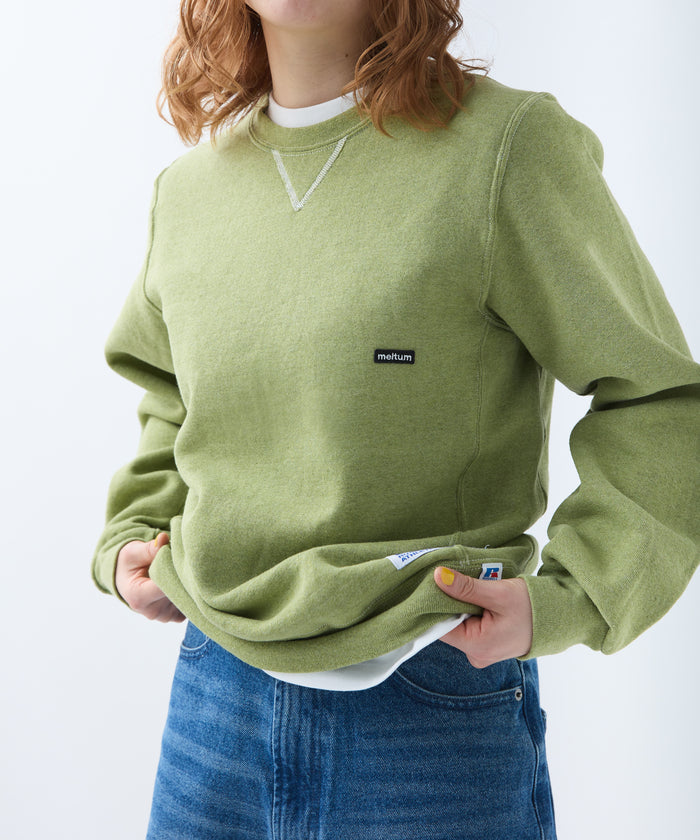 ×RUSSELL ATHLETIC STANDARD CREWNECK SWEAT OVERDYE