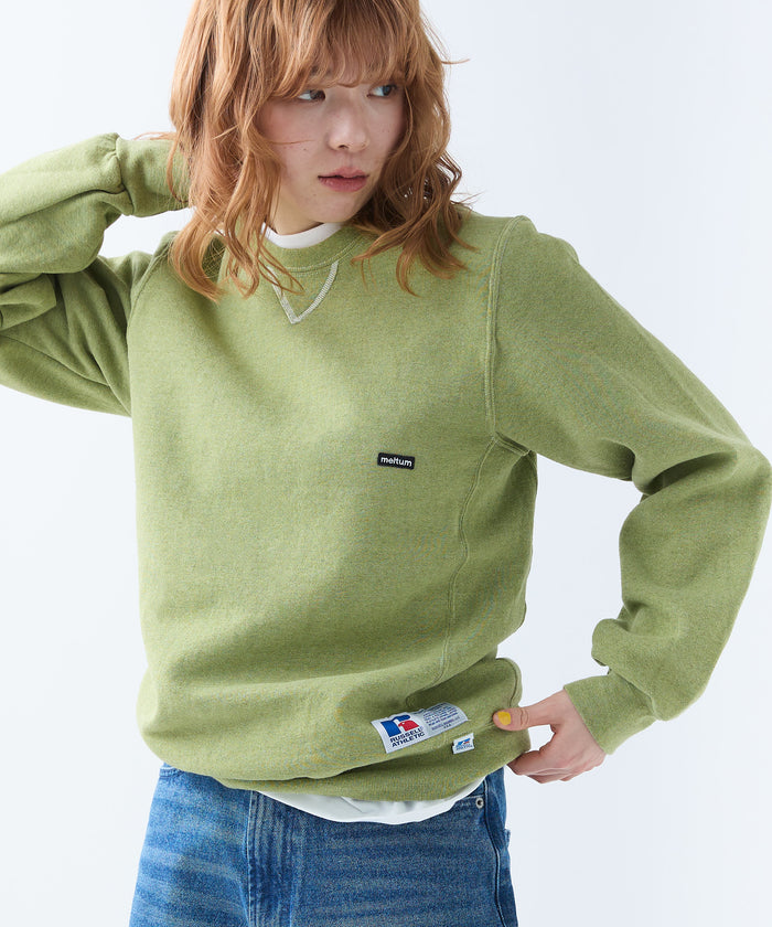 ×RUSSELL ATHLETIC STANDARD CREWNECK SWEAT OVERDYE