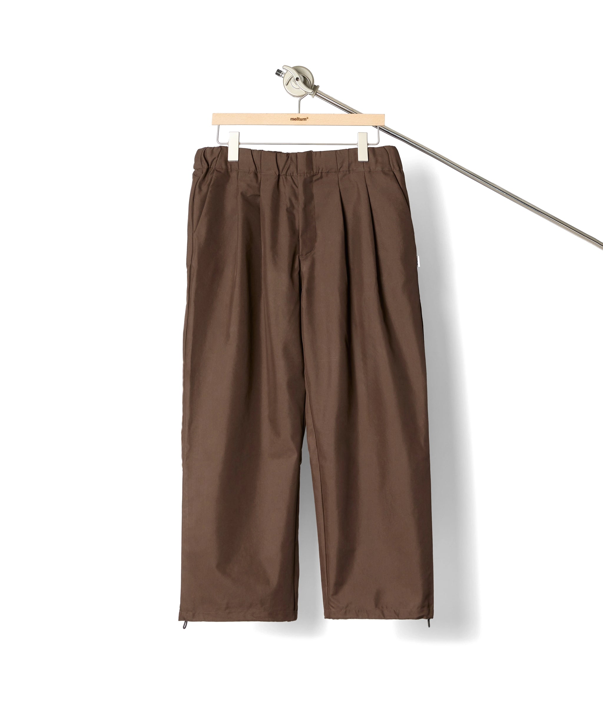 NYLON TWILL STRING PANTS【BROWN】