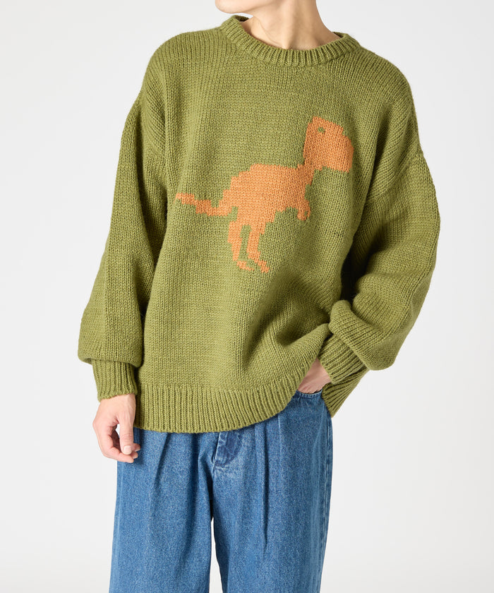 HAND KNIT【DINOSAUR】