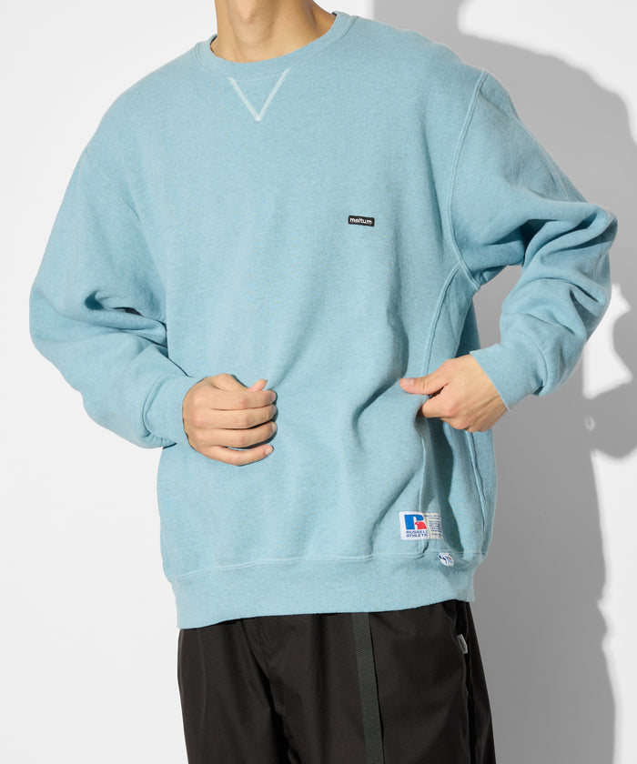 ×RUSSELL ATHLETIC STANDARD CREWNECK SWEAT OVERDYE