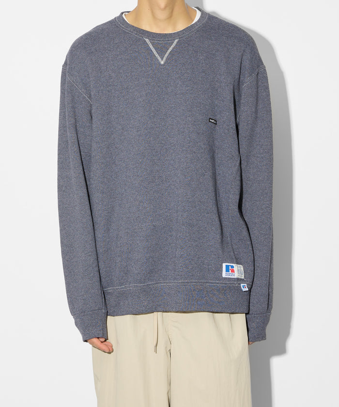 ×RUSSELL ATHLETIC STANDARD CREWNECK SWEAT OVERDYE
