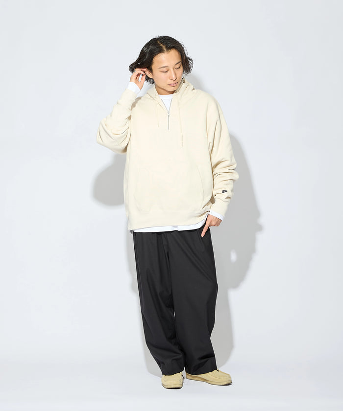 ×RUSSELL ATHLETIC "HIGH COTTON" HALFZIP SWEATHOODIE