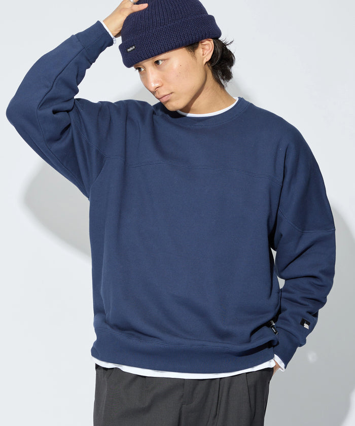×RUSSELL ATHLETIC "HIGH COTTON" CAP SHOULDER SWEATSHIRT