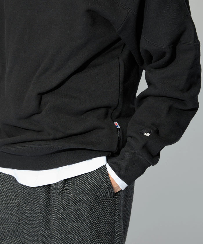 ×RUSSELL ATHLETIC "HIGH COTTON" CAP SHOULDER SWEATSHIRT