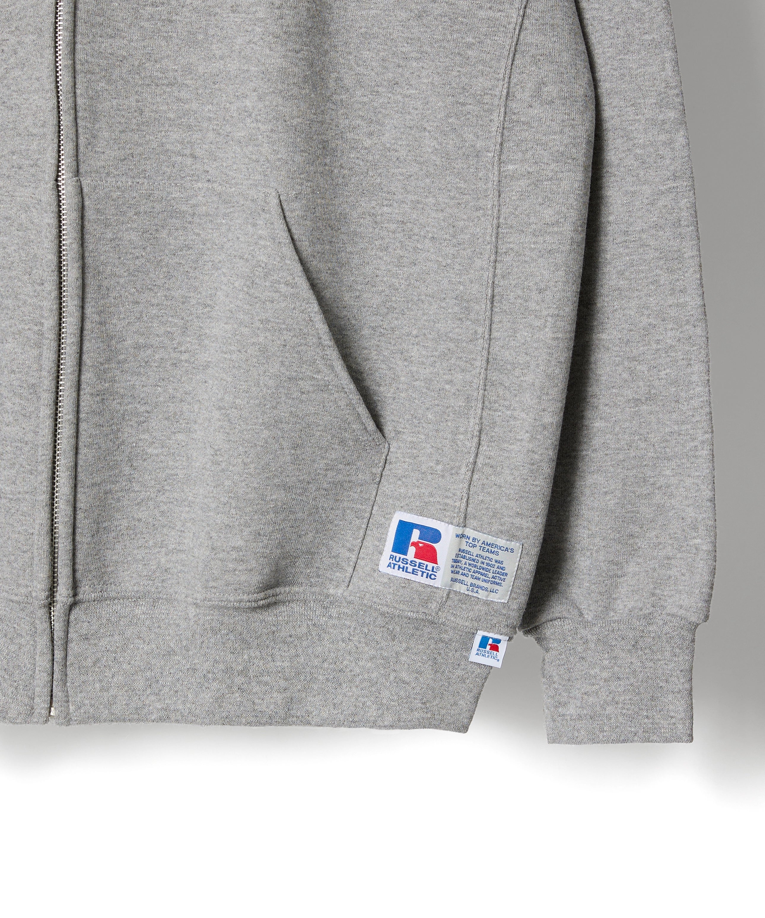 ×RUSSELL ATHLETIC STANDARD ZIP HOODIE