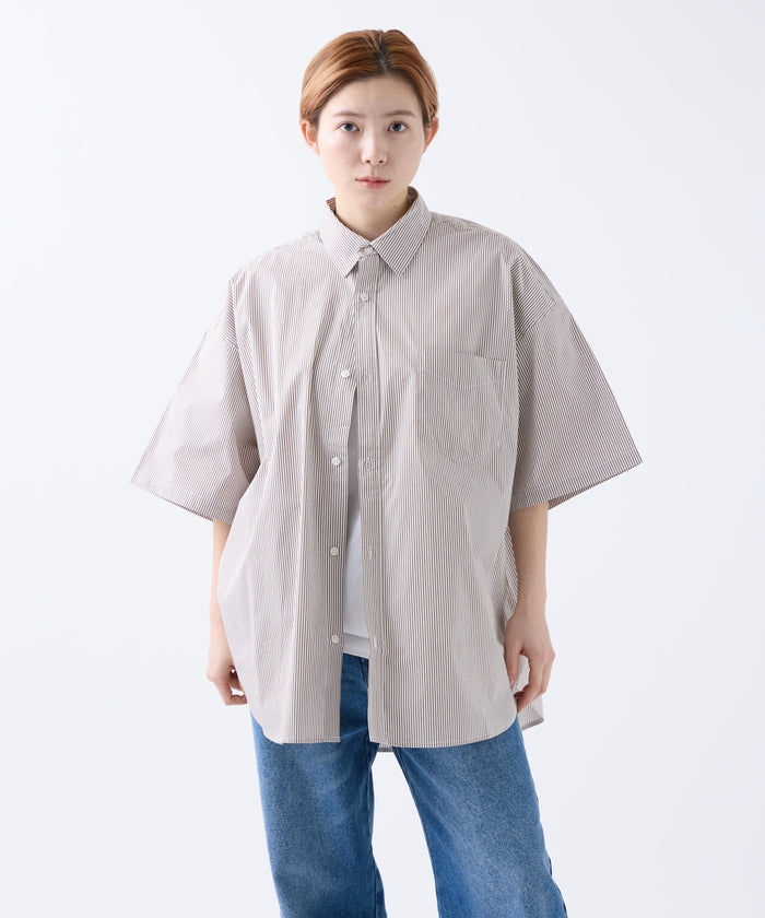 LOOSE STRIPE SHIRT S/S
