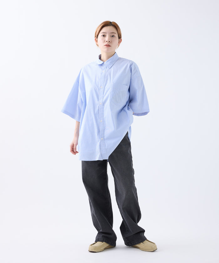 LOOSE STRIPE SHIRT S/S