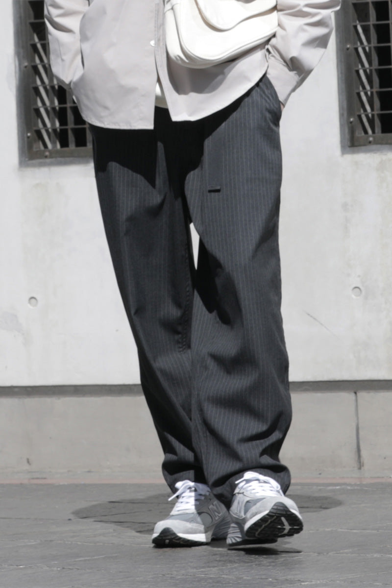 WIDE STRIPE TROUSERS