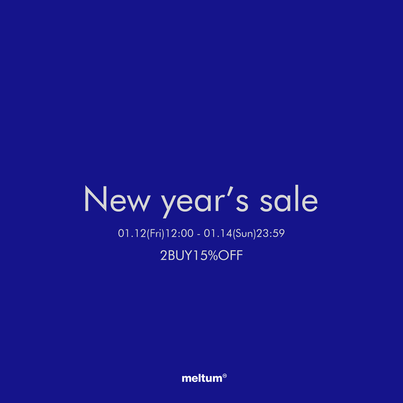 New year’s sale