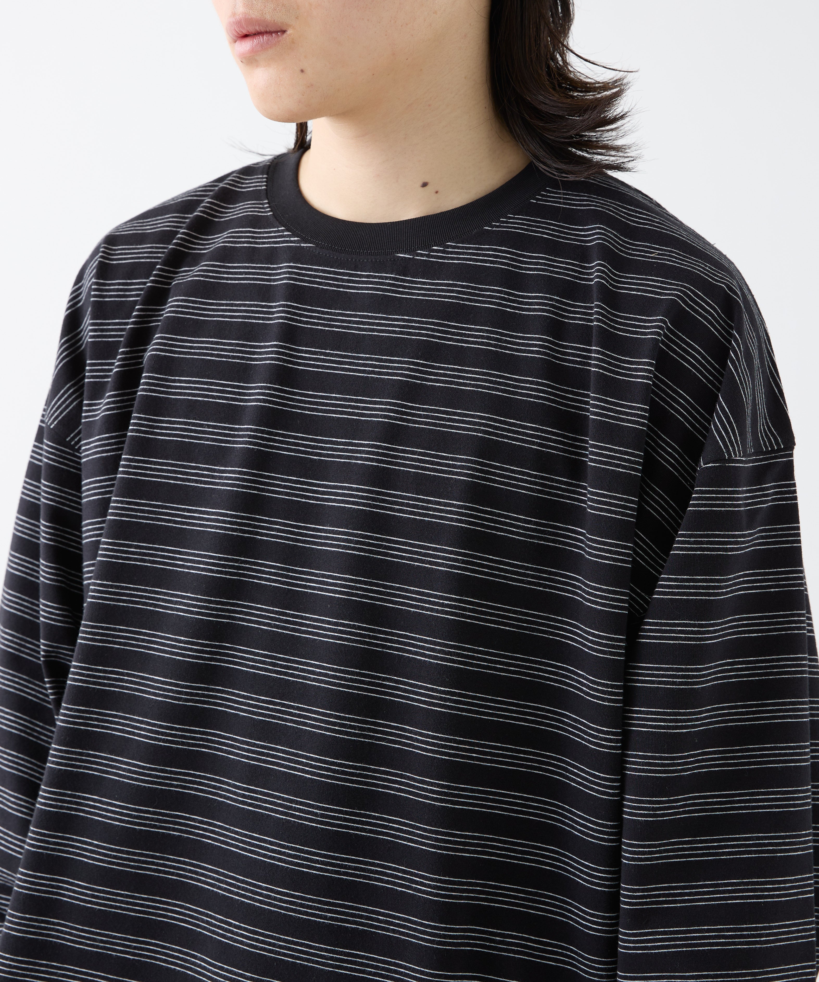 ALLWEATHER TEE L/S BORDER