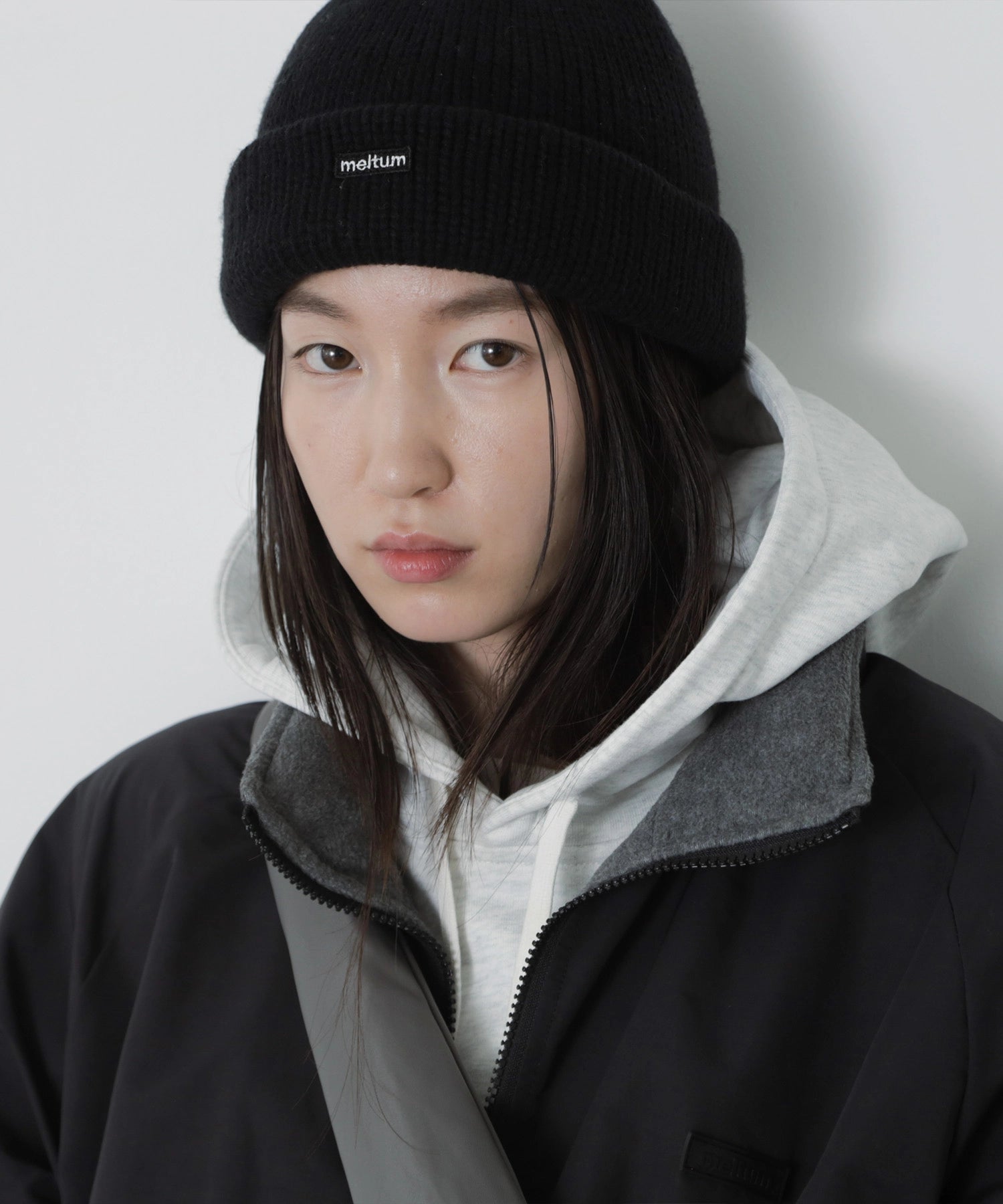 KNIT WATCH CAP【BLACK】