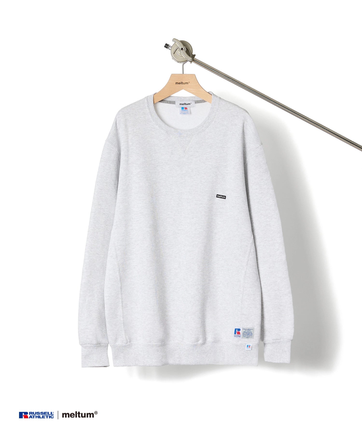 ×RUSSELL ATHLETIC STANDARD CREWNECK SWEAT【ASH】