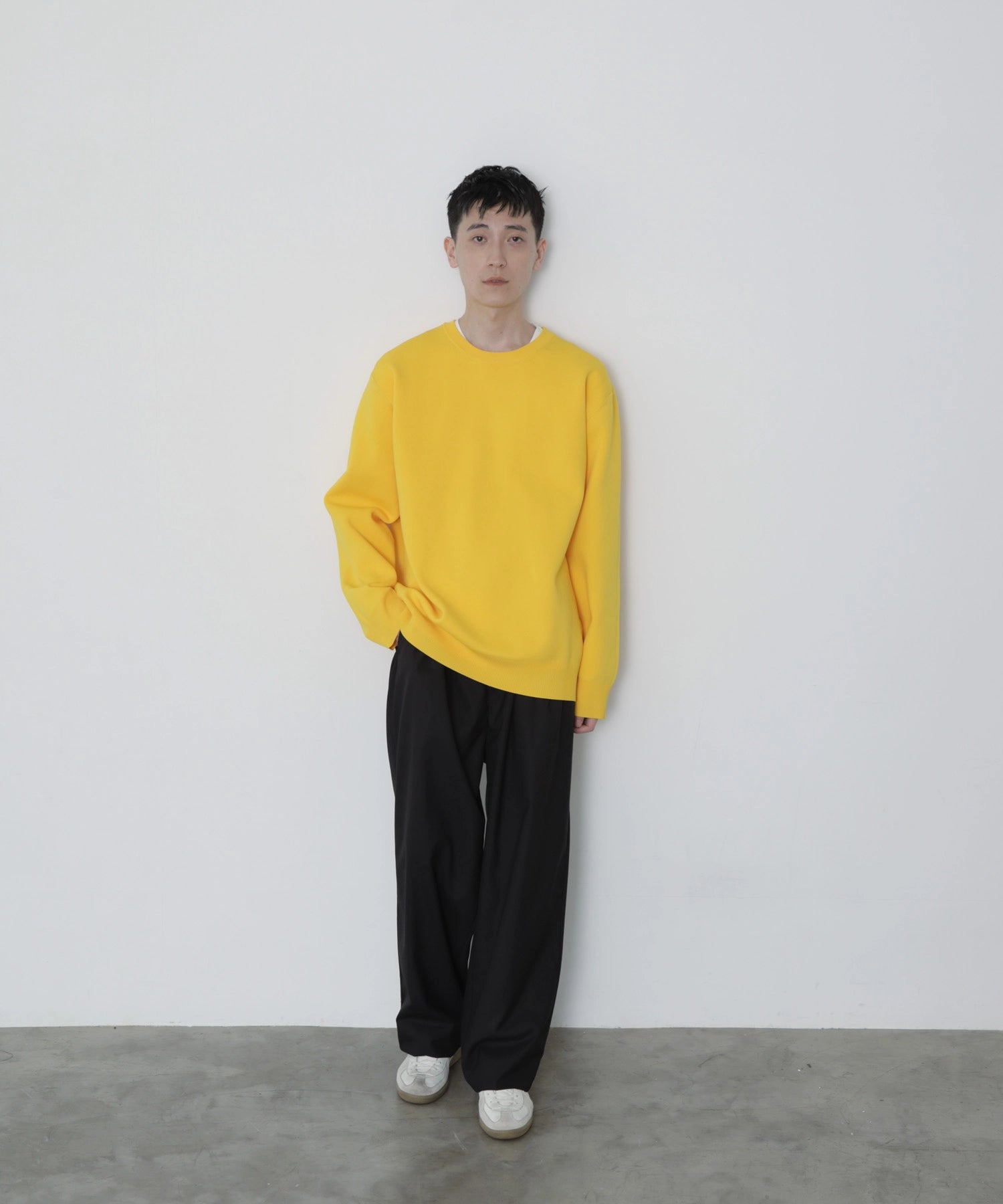 MILANO CREWNECK KNIT【YELLOW】