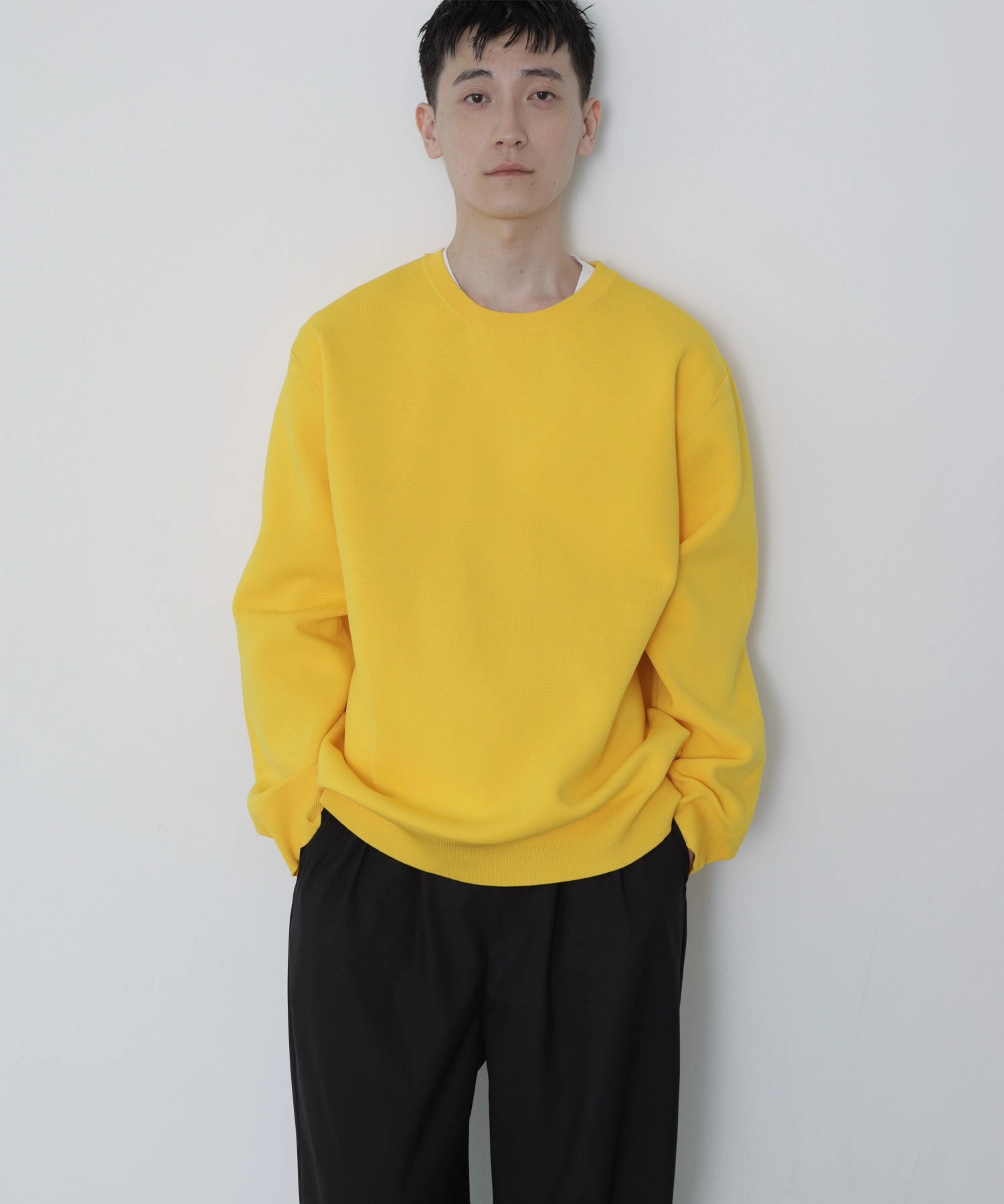 MILANO CREWNECK KNIT【YELLOW】