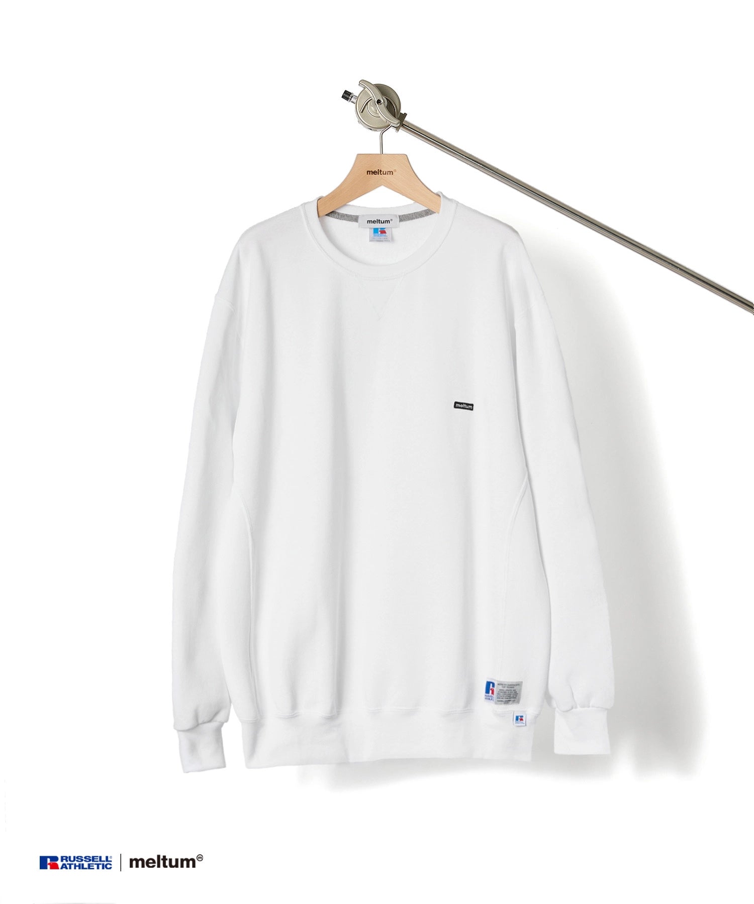 ×RUSSELL ATHLETIC STANDARD CREWNECK SWEAT【WHITE】