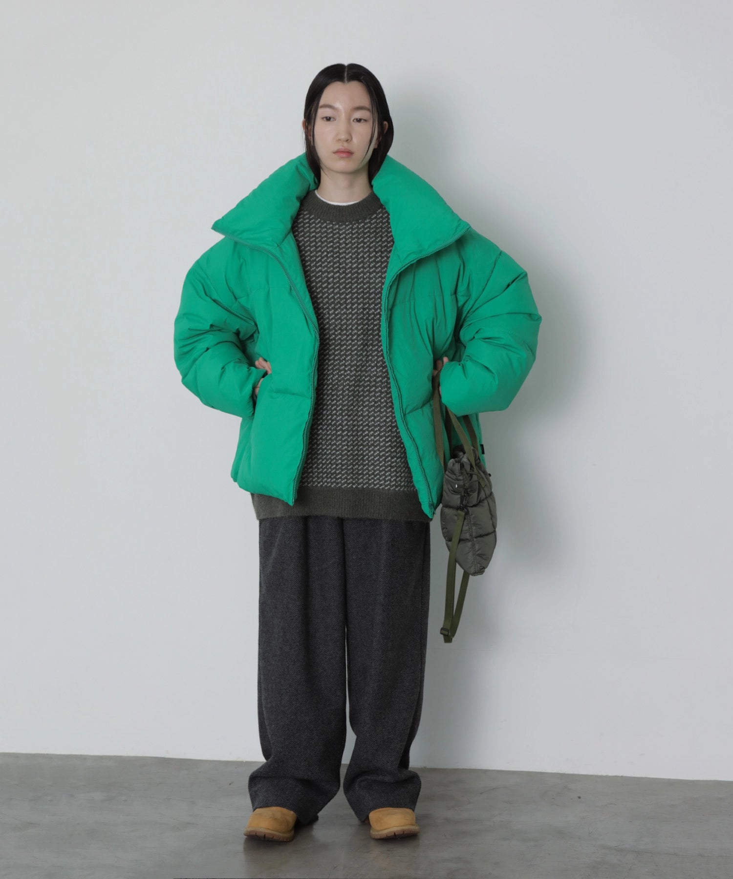 PUFF DOWN JACKET【GREEN】