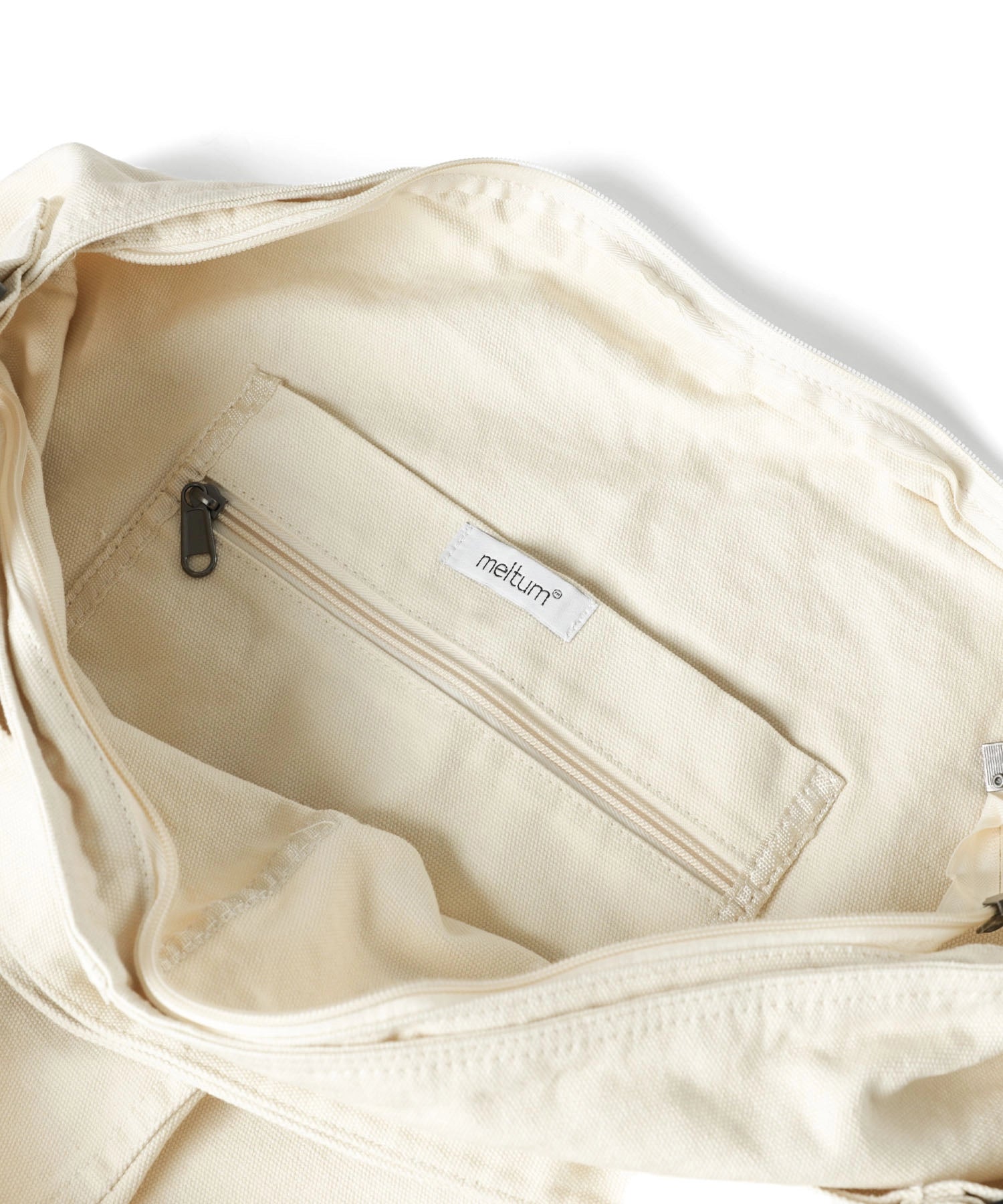 CANVAS MESSENGER BAG【NATURAL】