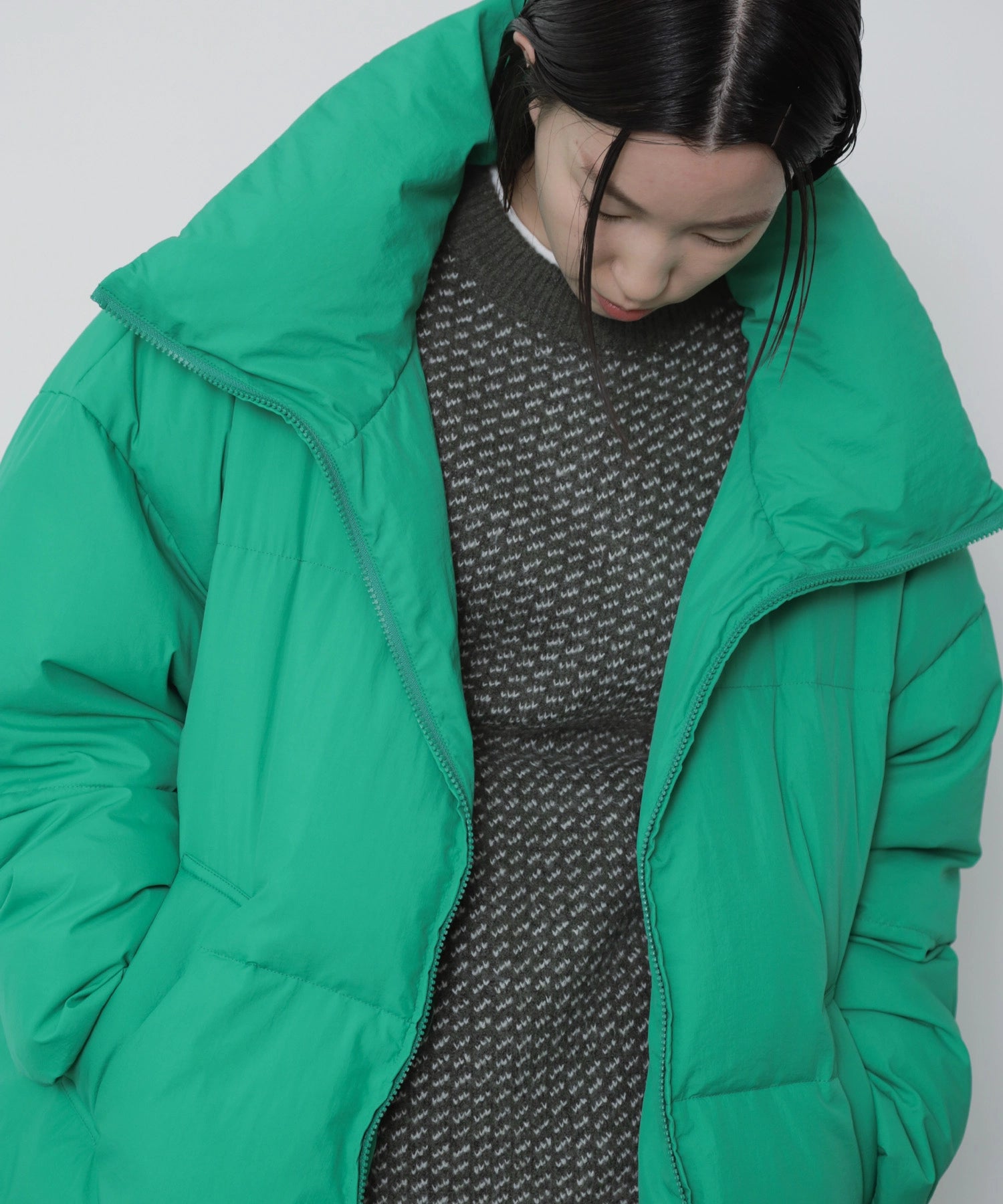 PUFF DOWN JACKET【GREEN】