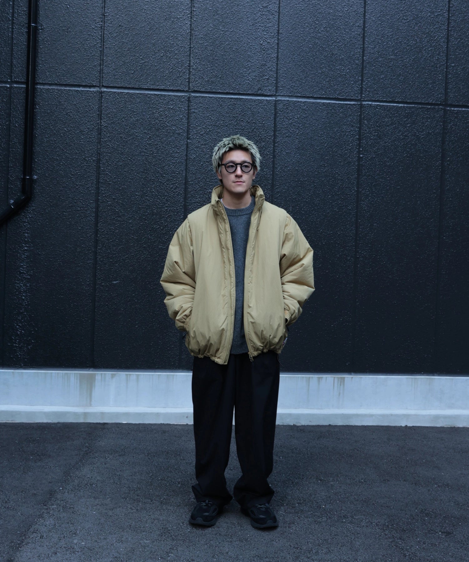 [2024.11.08 FRI 18:00~ INSTOCK]×WILDTHINGS DETACHABLE PADDING BLOUSON [KHAKI]