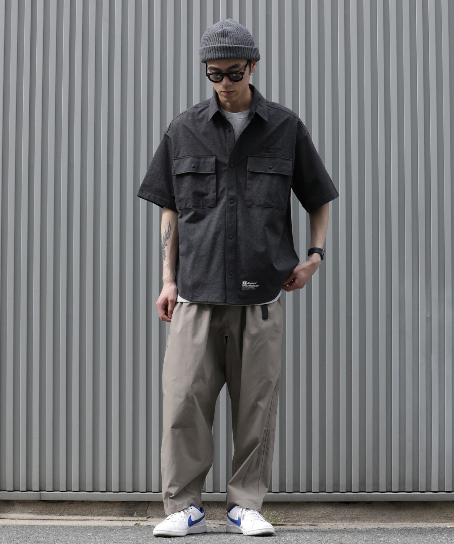 【4.24 Wed 12:00- IN STOCK】meltum × RUSSELL ATHLETIC DRY POWER CPO SHIRT S/S