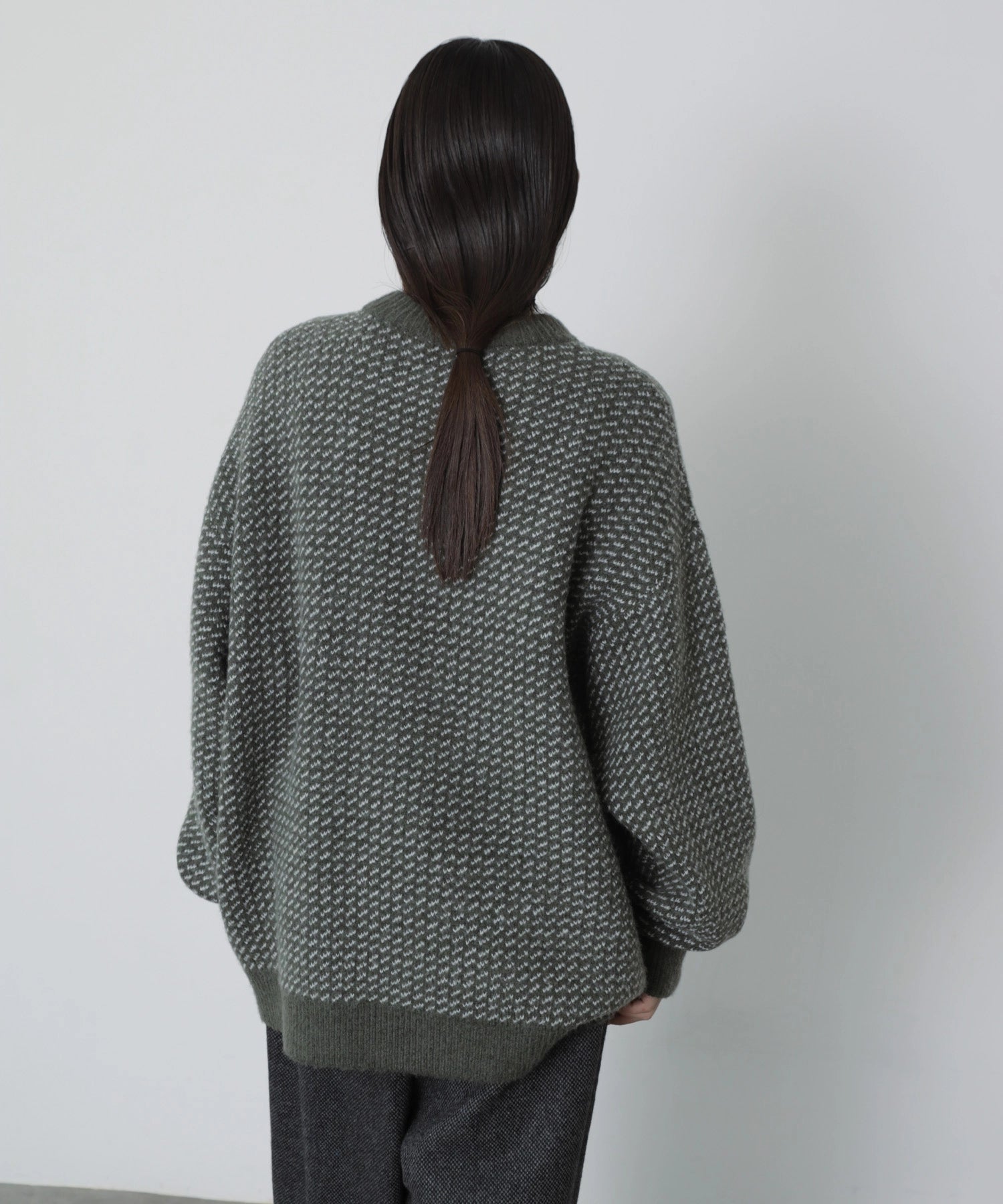 BIRDSEYE KNIT【GREEN】