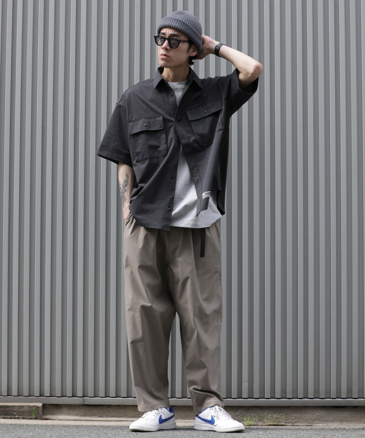 【4.24 WED 12:00- IN STOCK】meltum × RUSSELL ATHLETIC DRY POWER CPO 衬衫 短袖