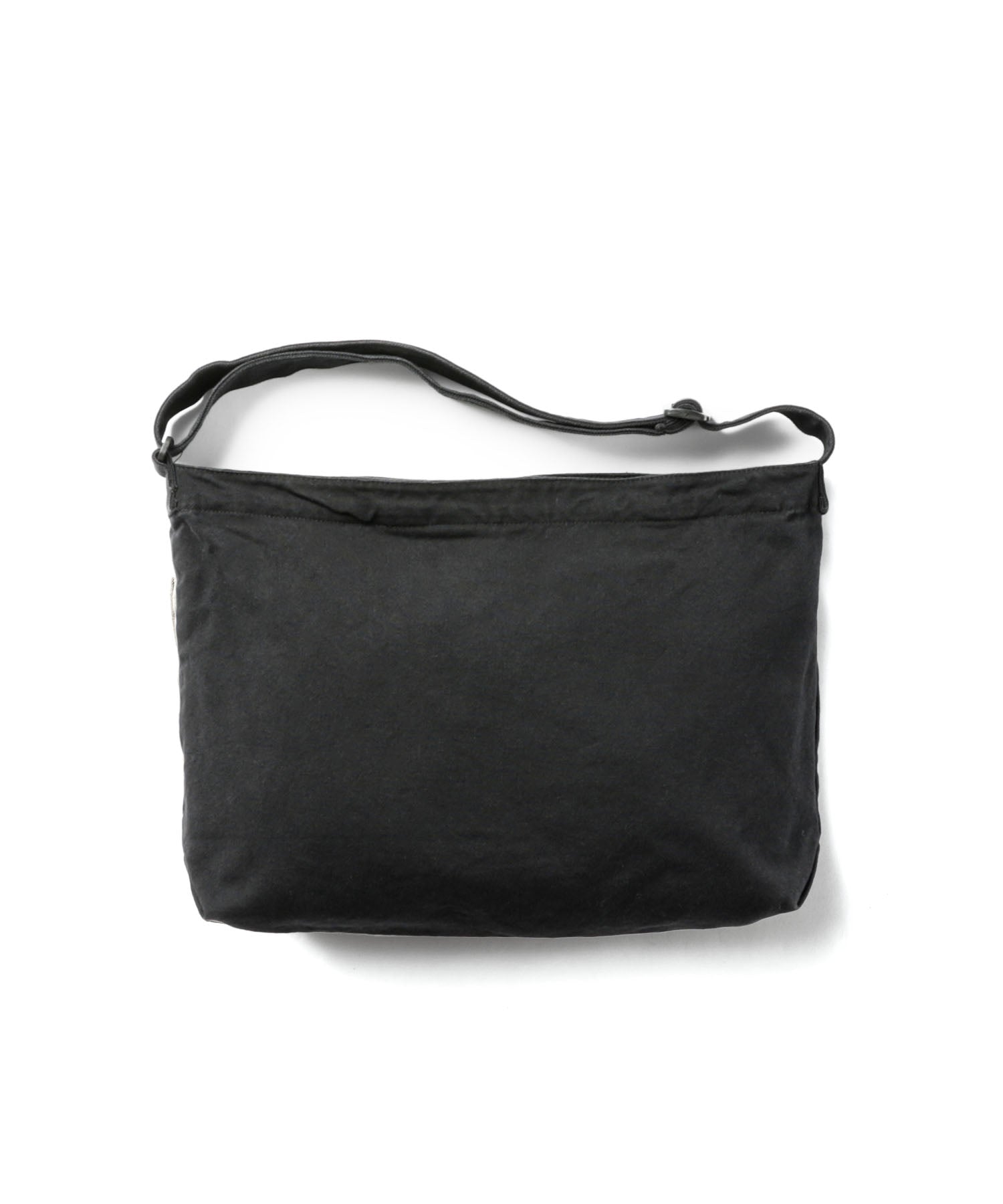 Black canvas messenger discount bag