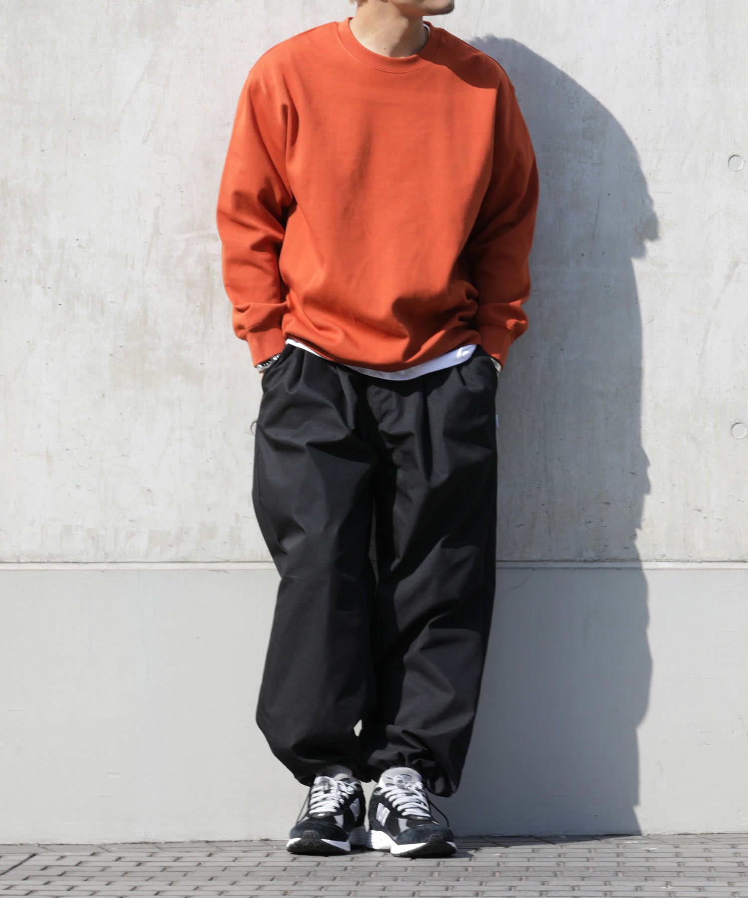 NYLON TWILL STRING PANTS