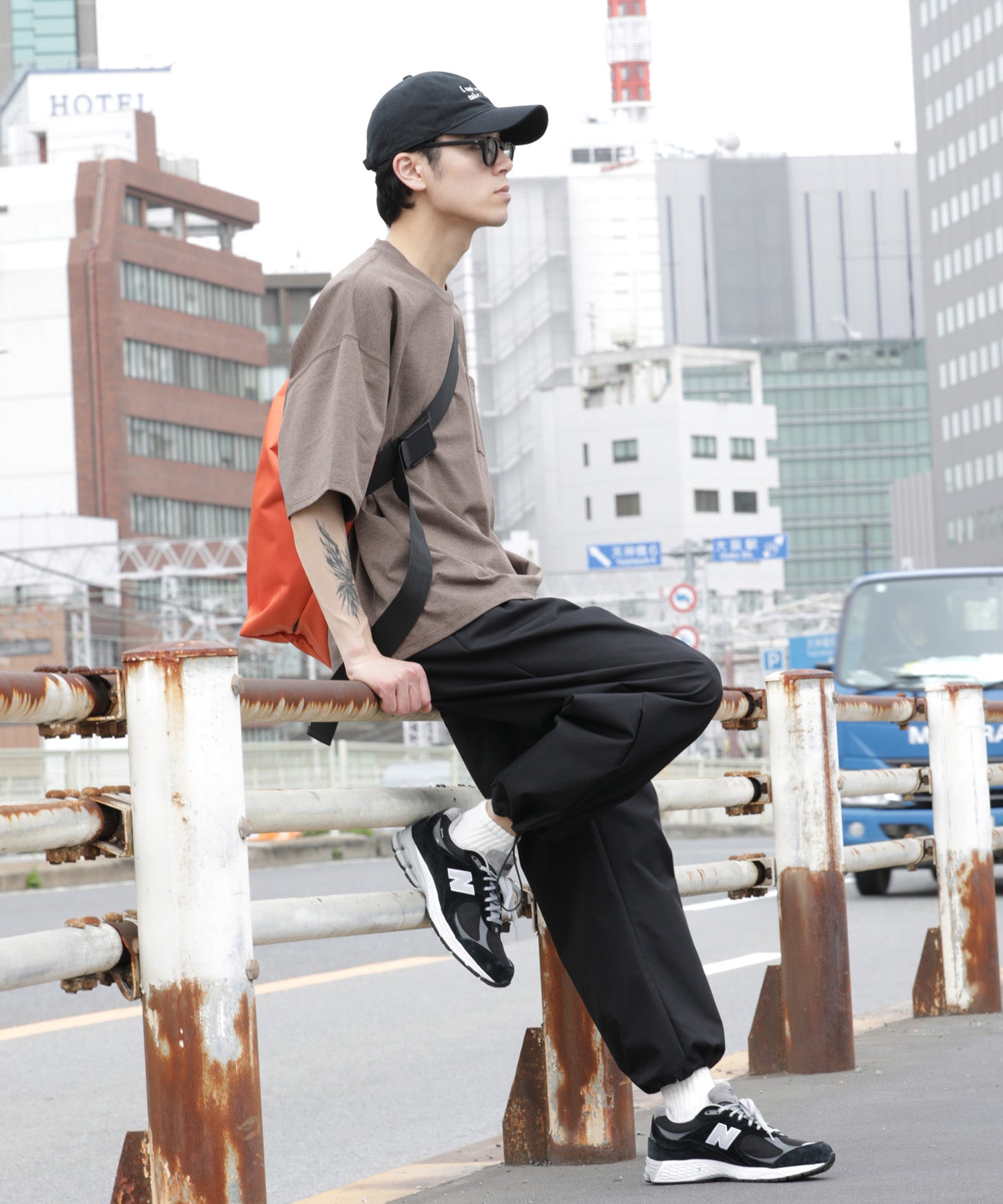 meltum × RUSSELL ATHLETIC DRY POWER BIG T-SHIRT S/S