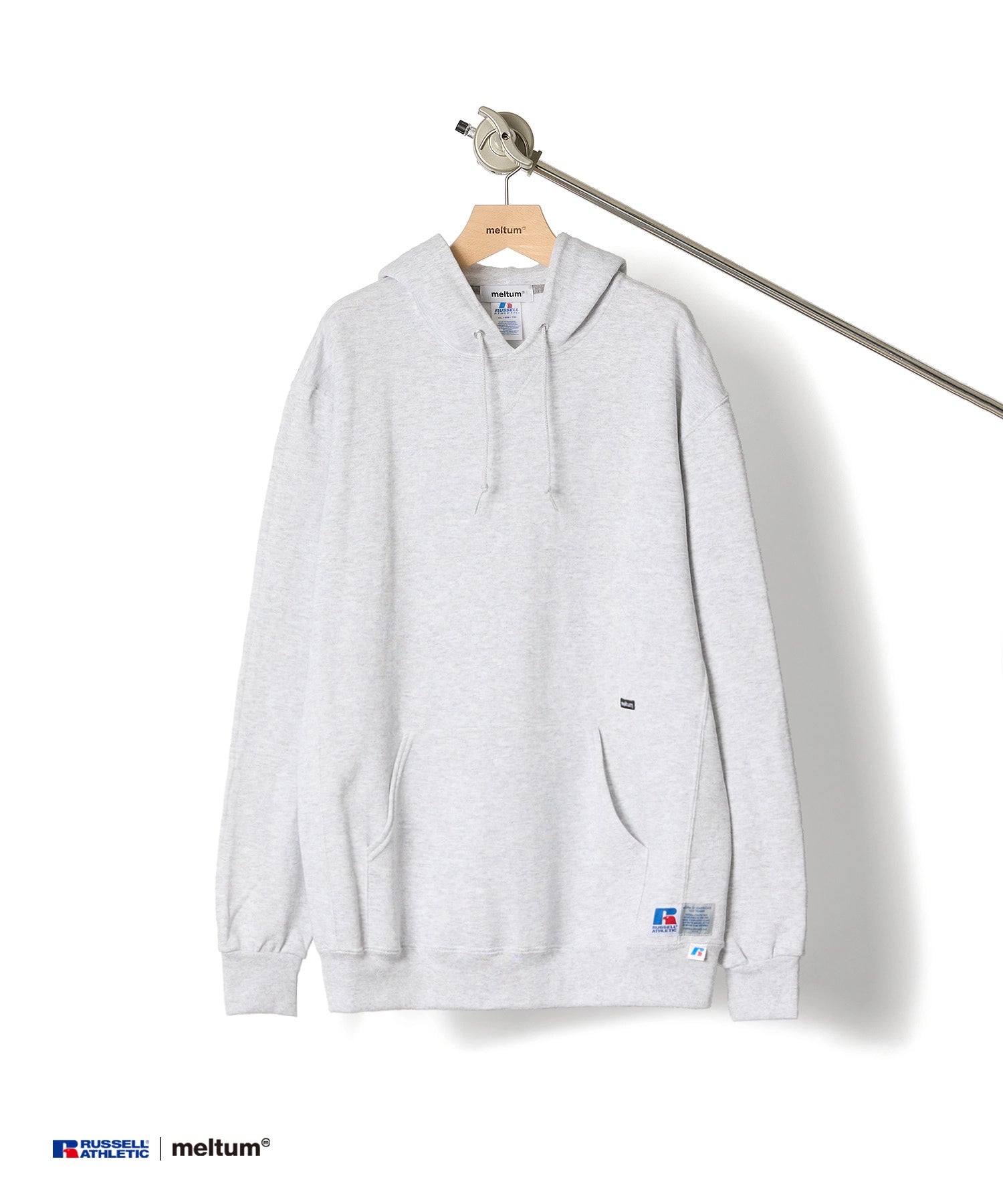 ×RUSSELL ATHLETIC STANDARD SWEAT HOODIE [ASH]