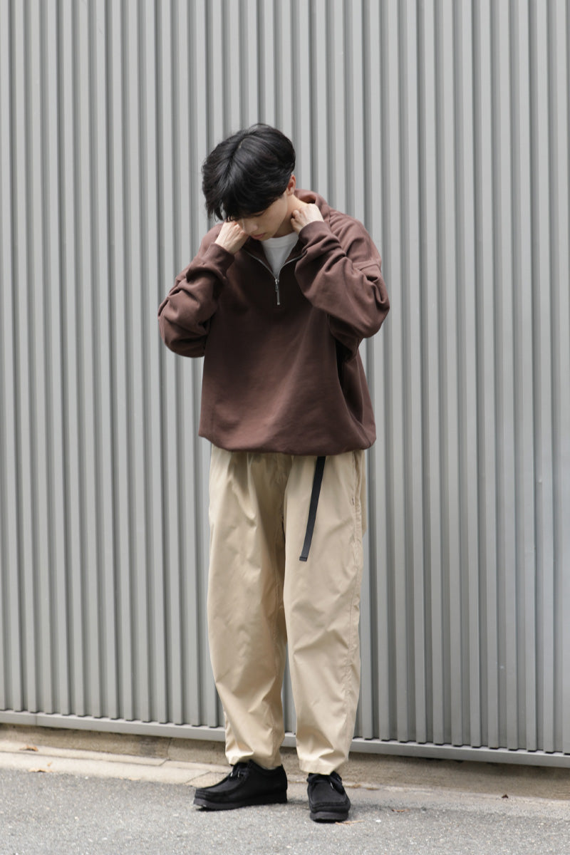 公式】meltum メルタム HALF ZIP SWEAT ハーフジップスウェット ハーフ