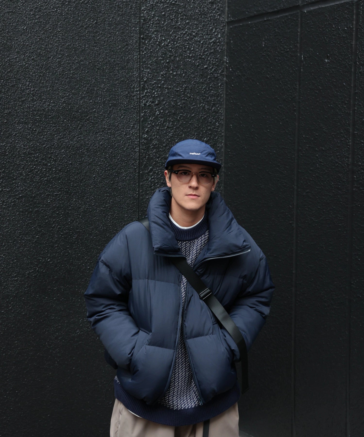 PUFF DOWN JACKET【NAVY】