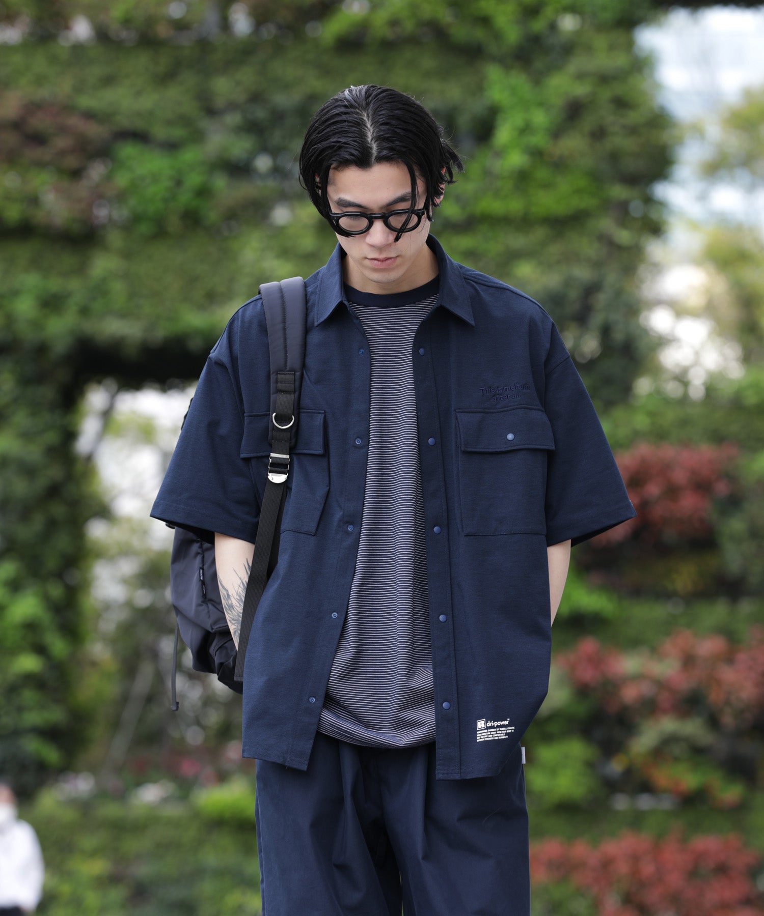 【4.24 Wed 12:00- IN STOCK】meltum × RUSSELL ATHLETIC DRY POWER CPO SHIRT S/S