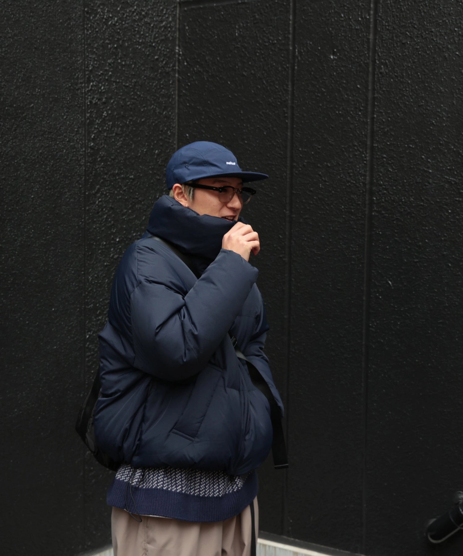 PUFF DOWN JACKET【NAVY】