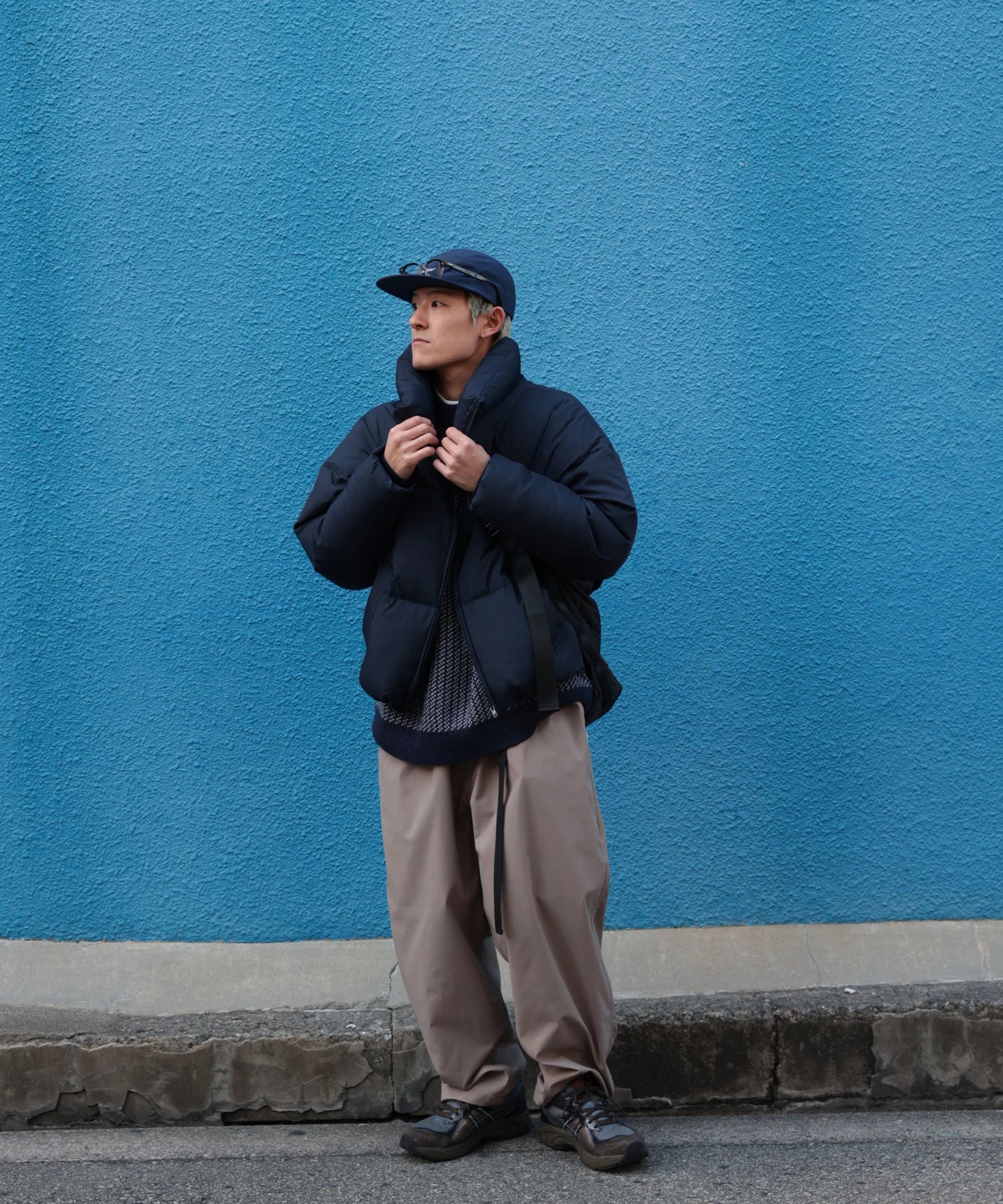 PUFF DOWN JACKET【NAVY】