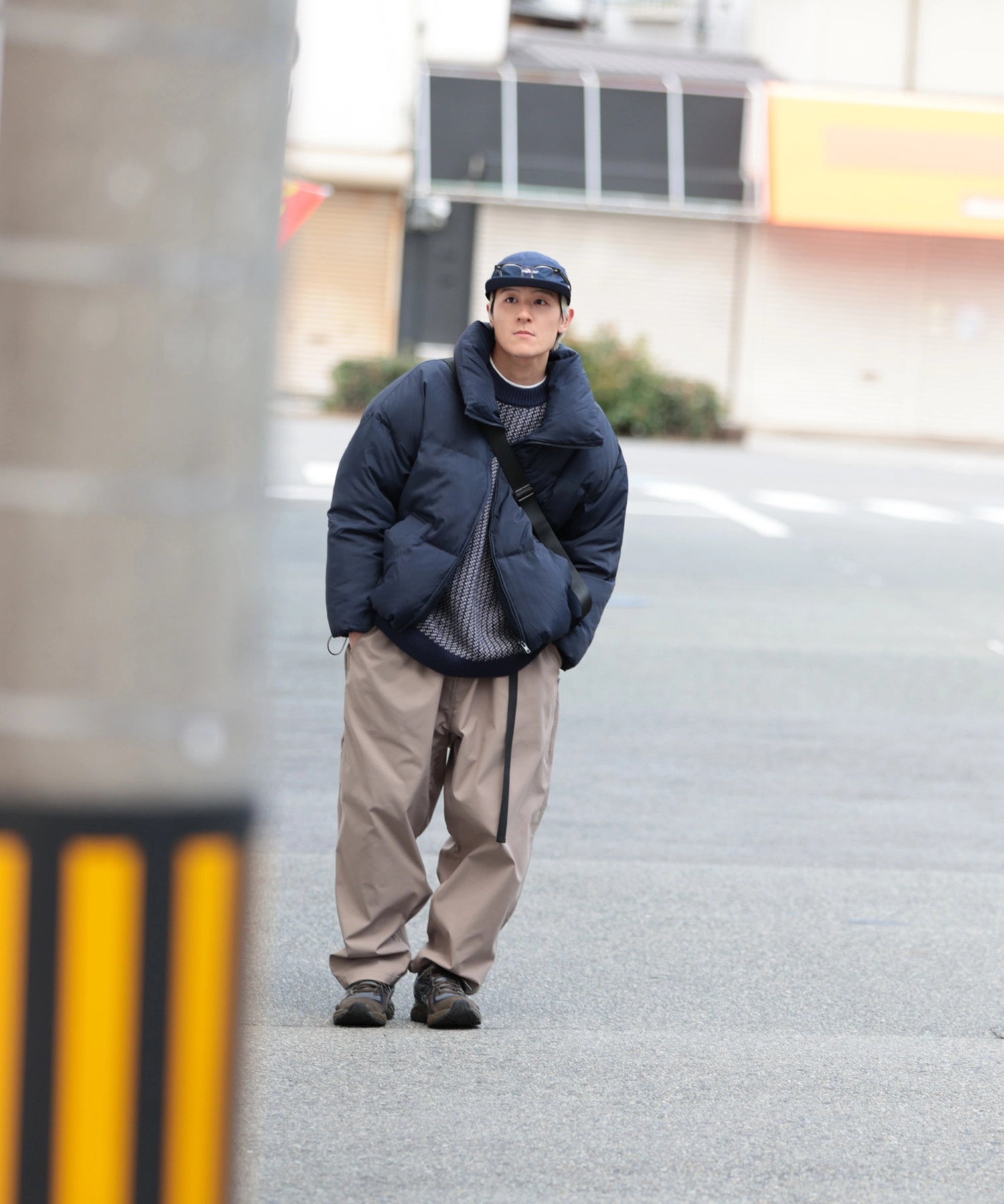 PUFF DOWN JACKET【NAVY】