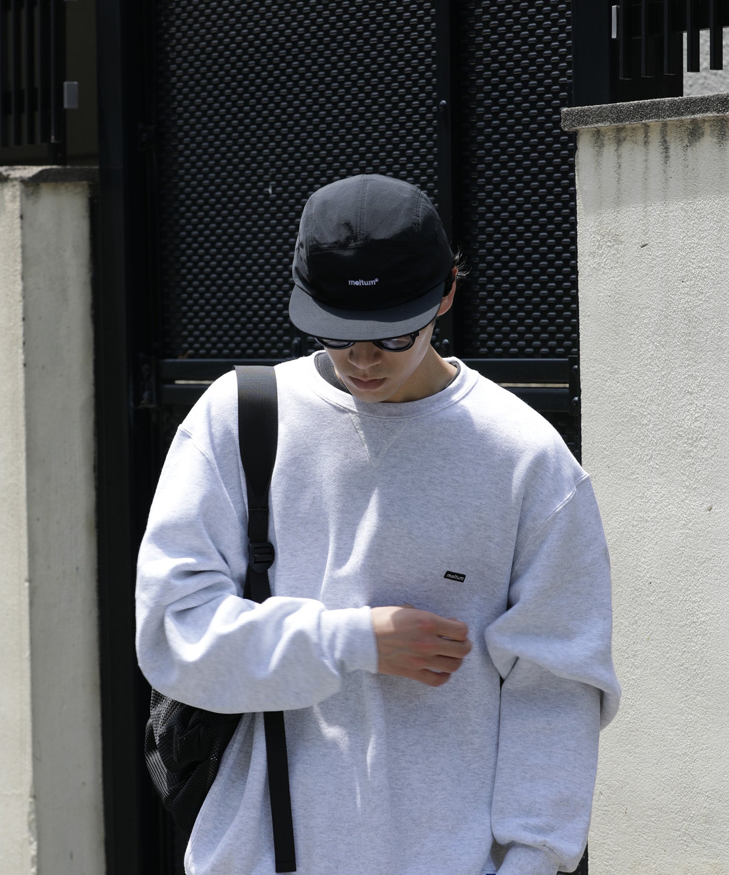 EMBROIDERY LOGO CAP【BLACK】