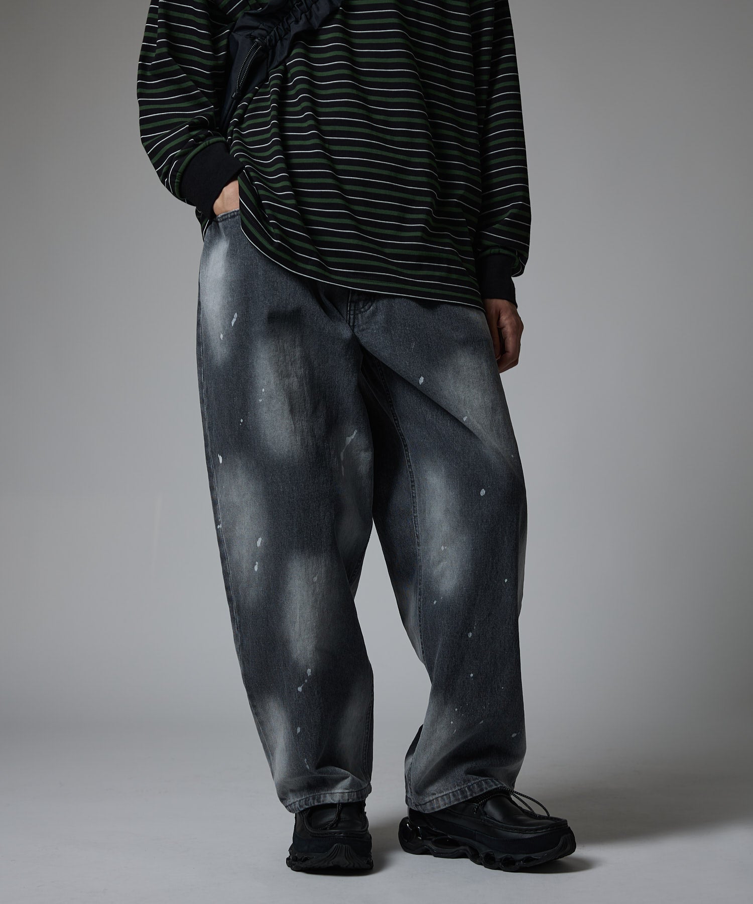BAGGY DENIM VINTAGE DYED
