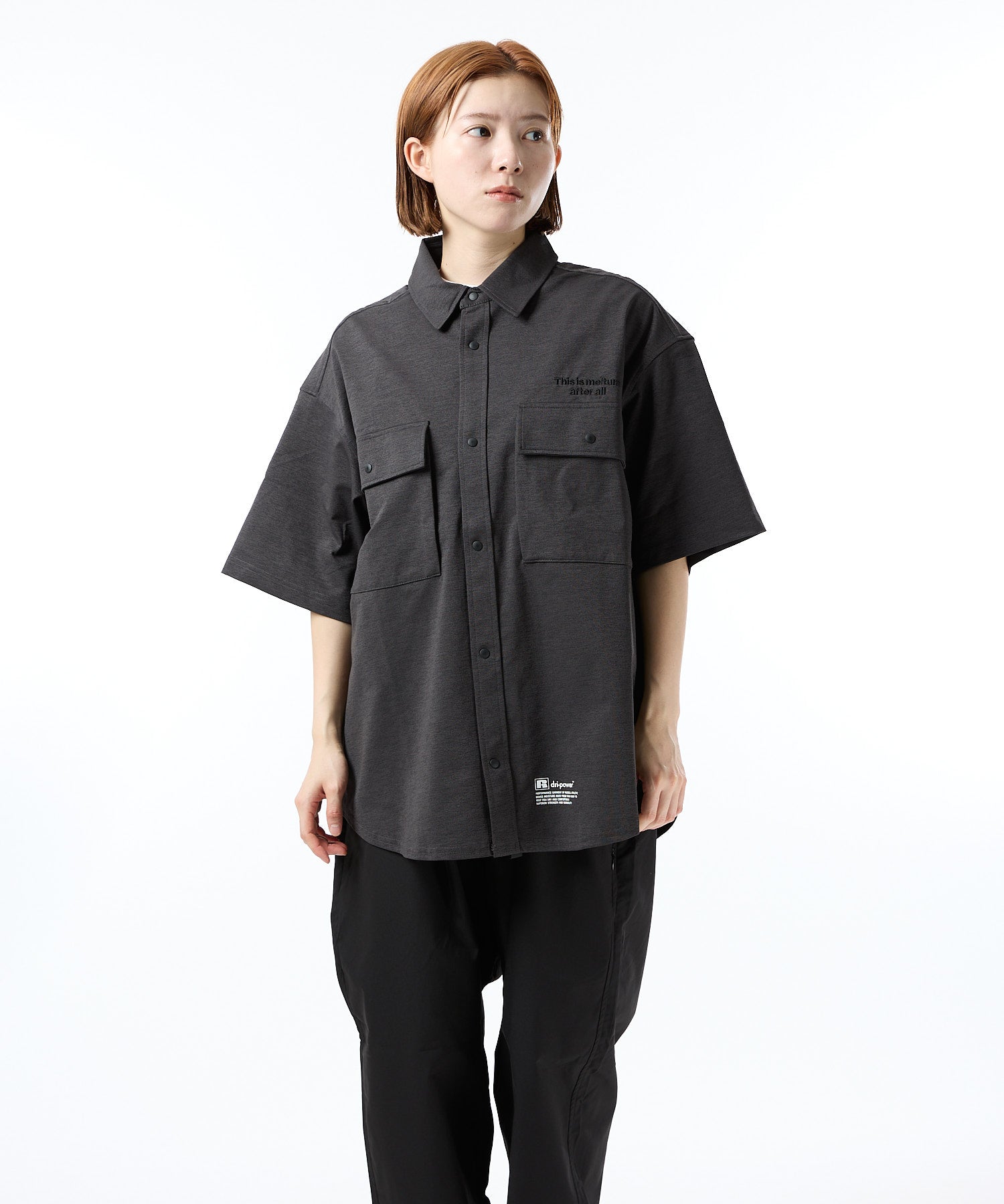 【4.24 WED 12:00- IN STOCK】meltum × RUSSELL ATHLETIC DRY POWER CPO 衬衫 短袖