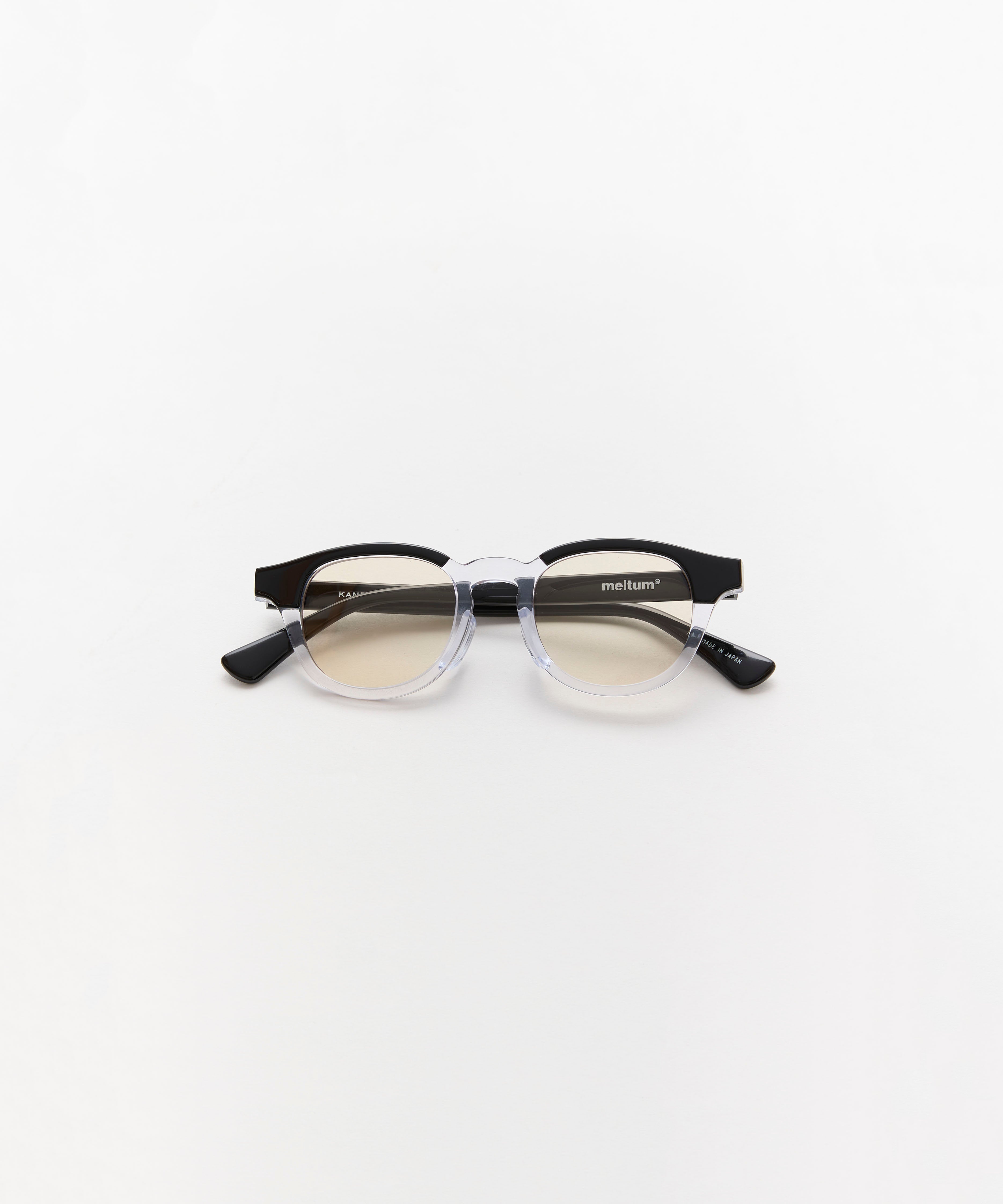 KANEKO OPTICAL × meltum EYEWEAR BLACK×CLEAR