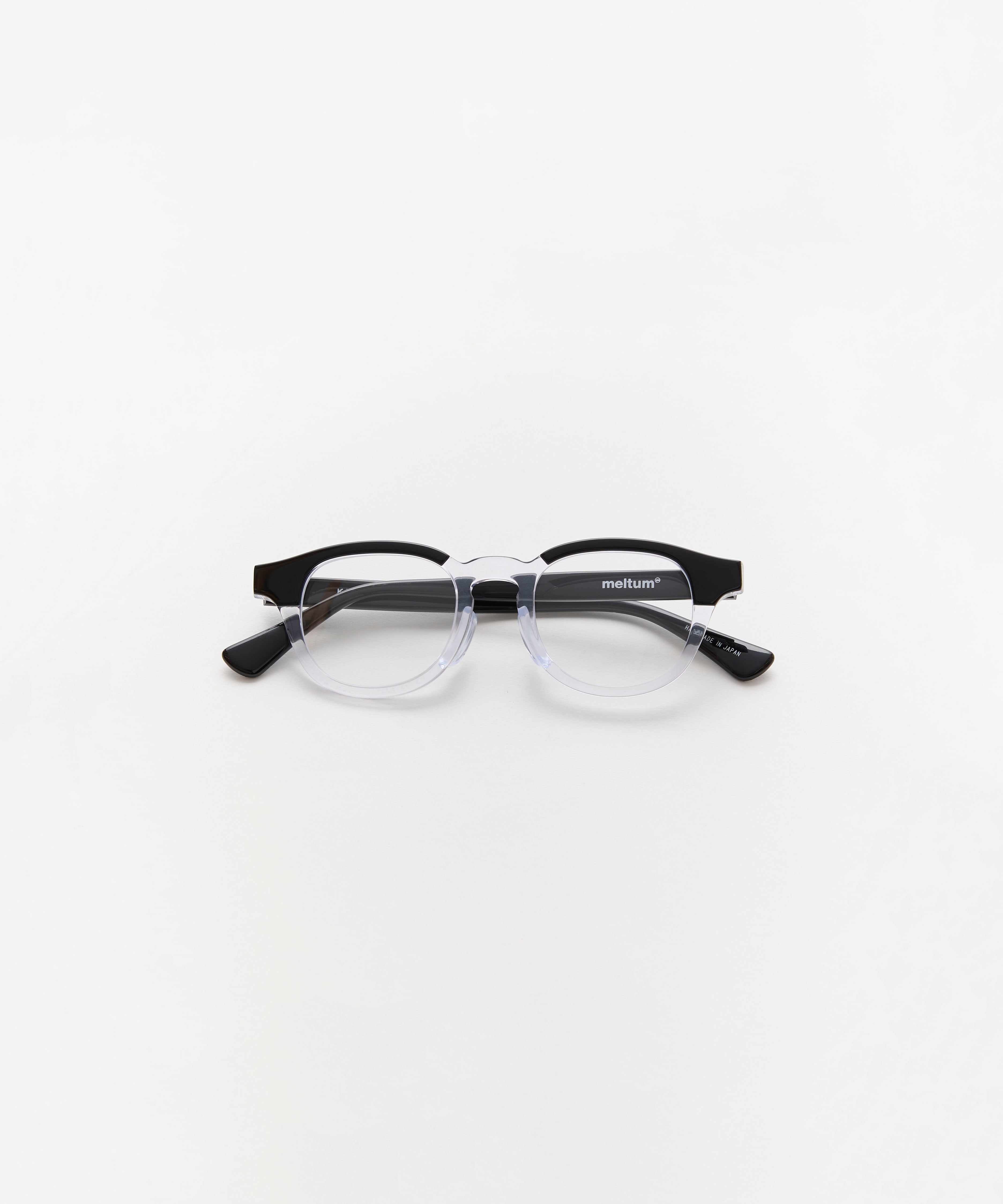 KANEKO OPTICAL × meltum EYEWEAR BLACK×CLEAR